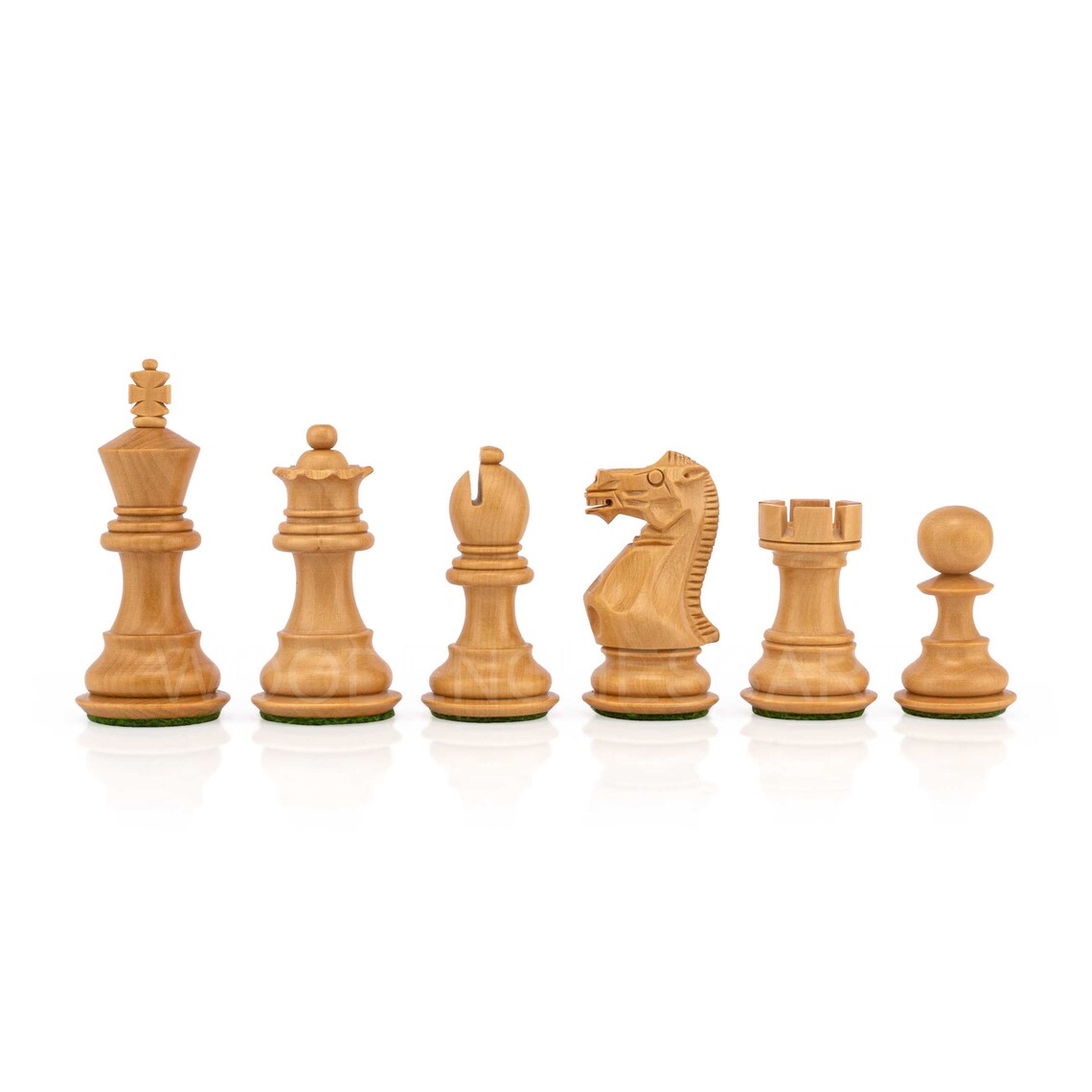 3.1" Premium Staunton Series Chess pieces Only - Weighted