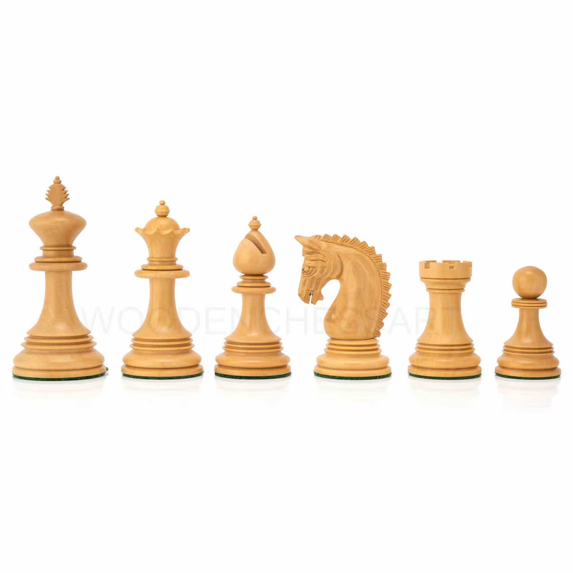 4.5” Premium Mogul Staunton Chess Pieces Only - Triple Weighted