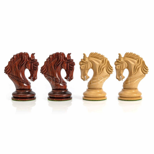 4.5” The King Arthur Staunton Luxury Chess Pieces Only - Triple Weighted