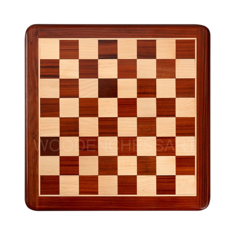 Chessboard only in Padauk Wood and Maple Wood - 8.8 lbs
