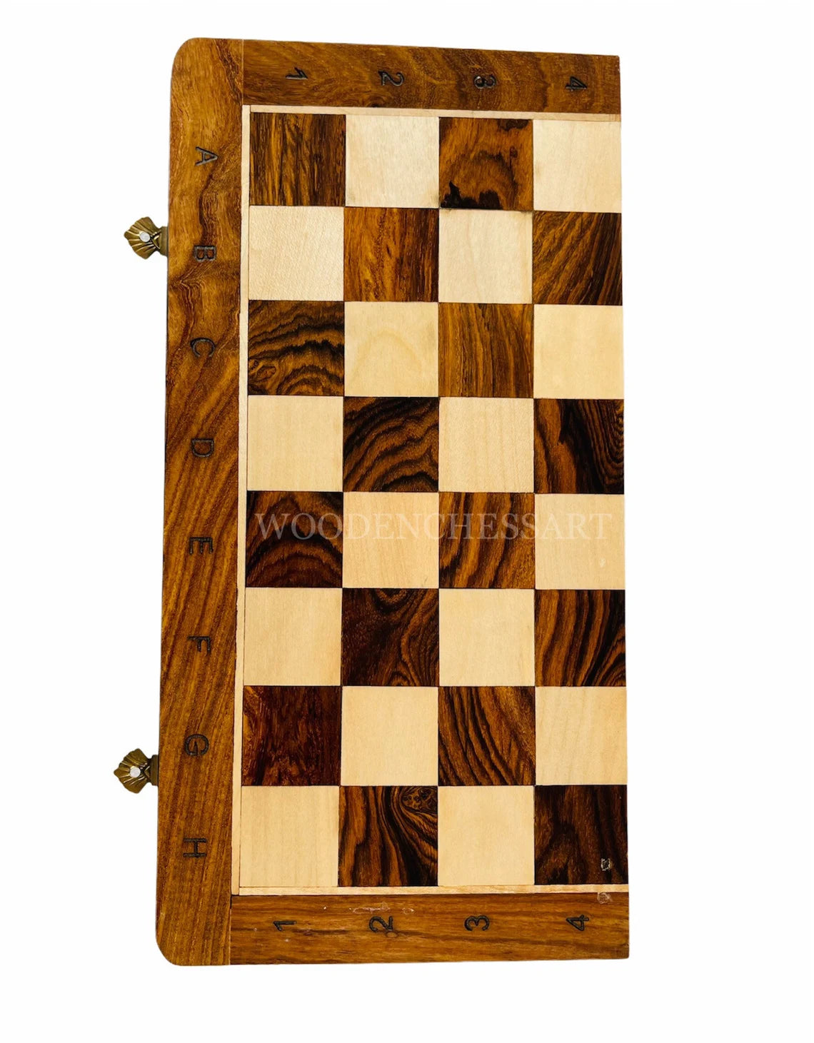 12” Luxury Magnetic Foldable Chess Set with Algebraic Notation