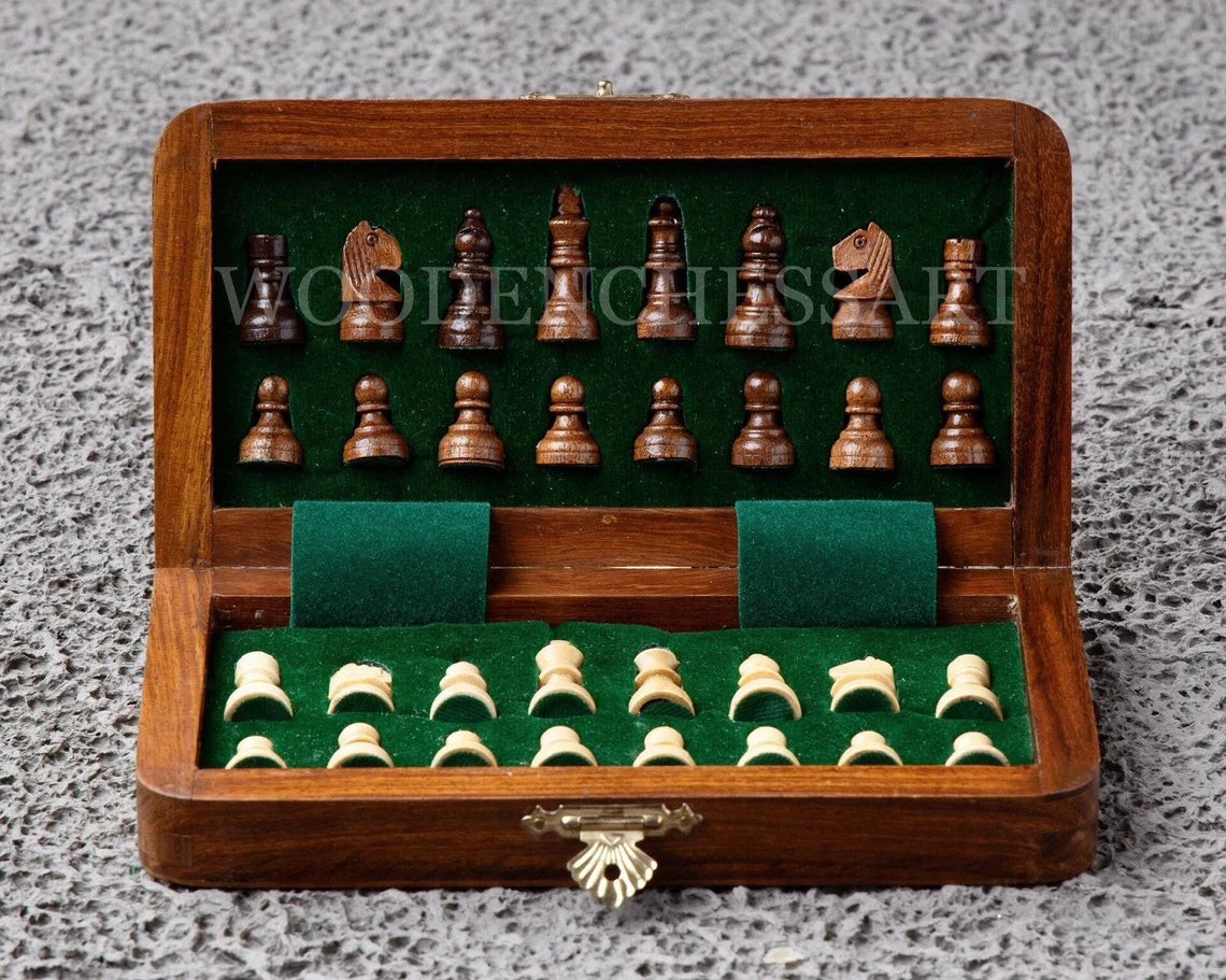 7” Luxury Magnetic Folding Chess Set