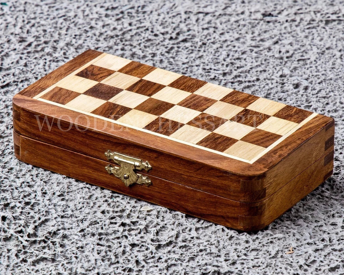 7” Luxury Magnetic Folding Chess Set