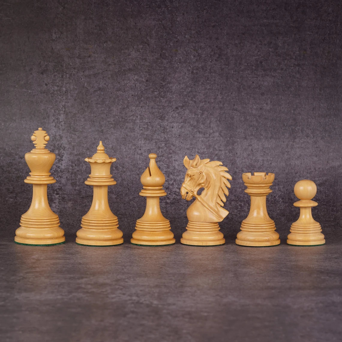4.3” Napoleon Luxury Staunton Chess Pieces Only - Triple Weighted