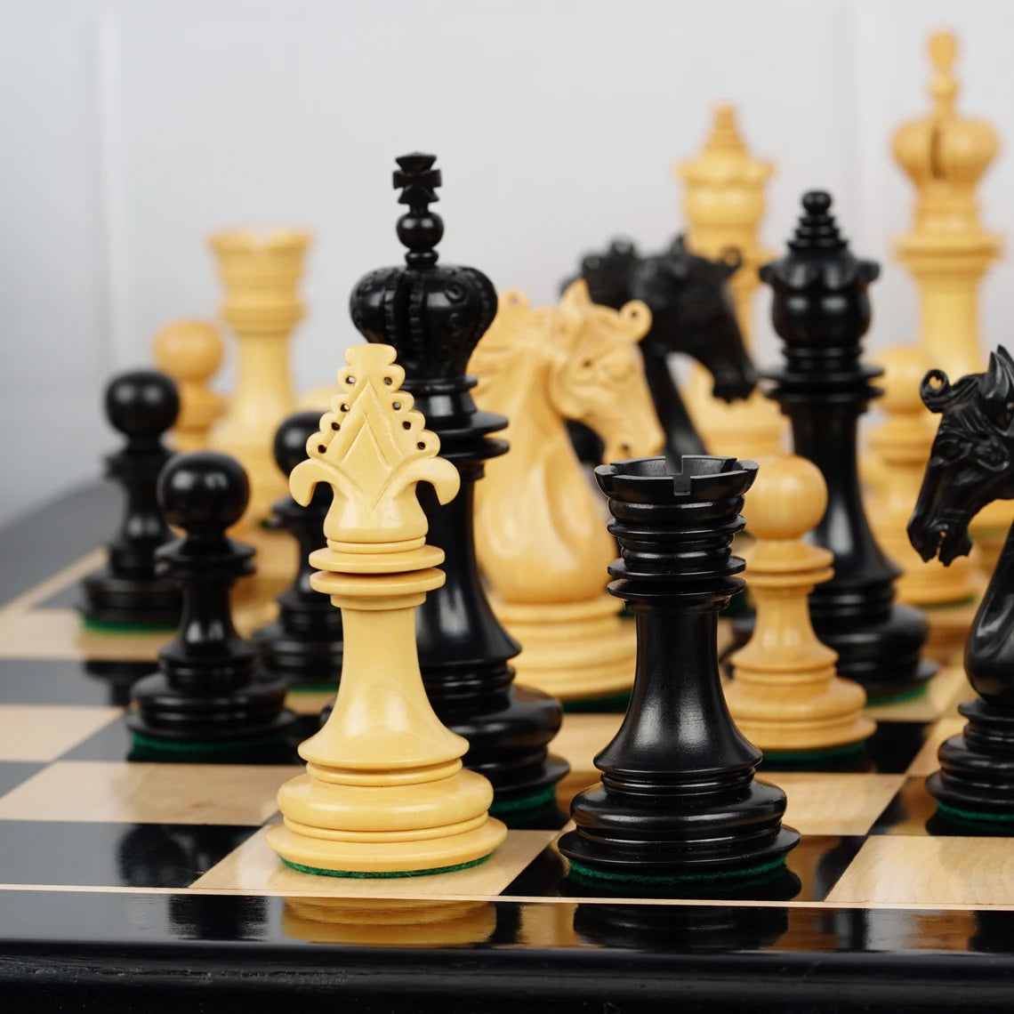 4.5” The Hydra Luxury Artisan Series Chess Pieces Only - Triple Weighted