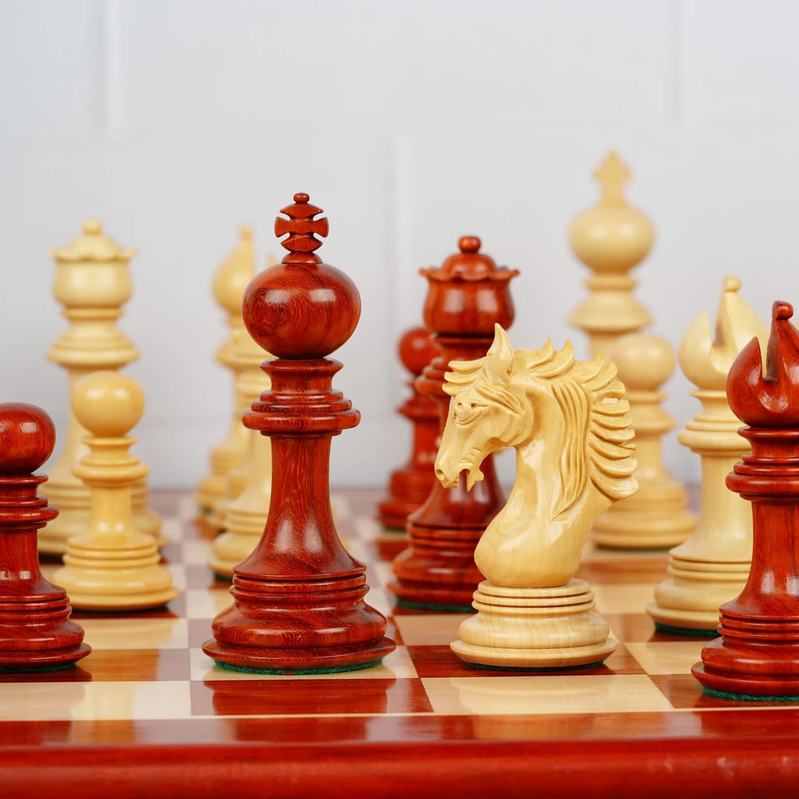 4.5” The Empero Luxury Artisan Series Chess Pieces Only - Triple Weighted