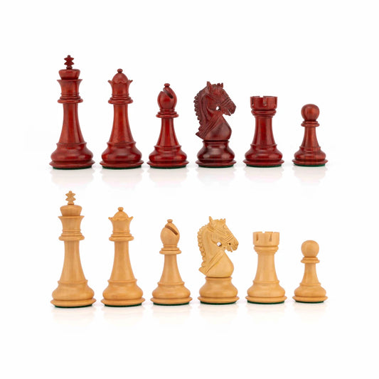 4.3” Premium Staunton Bridle Weighted Chess Pieces Only - Triple Weighted