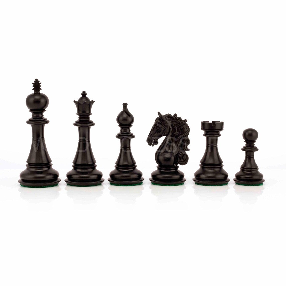 4.5” Shera Staunton Luxury Series Chess pieces only - Triple Weighted