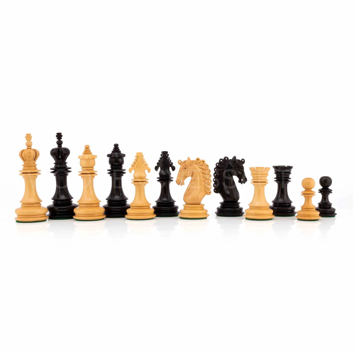 4.5” The Hydra Luxury Artisan Series Chess Pieces Only - Triple Weighted