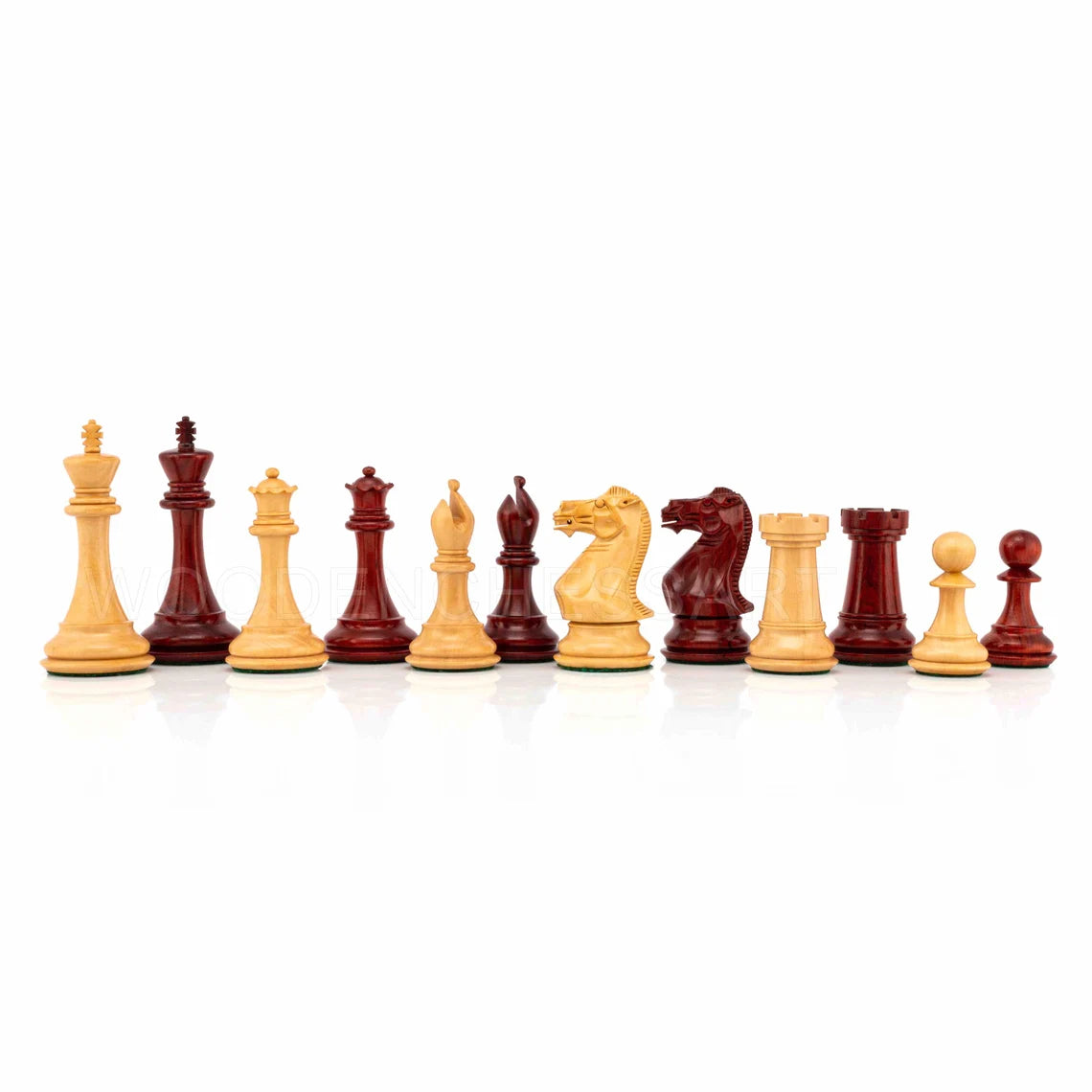 Pro Staunton Chess Pieces - Triple Weighted