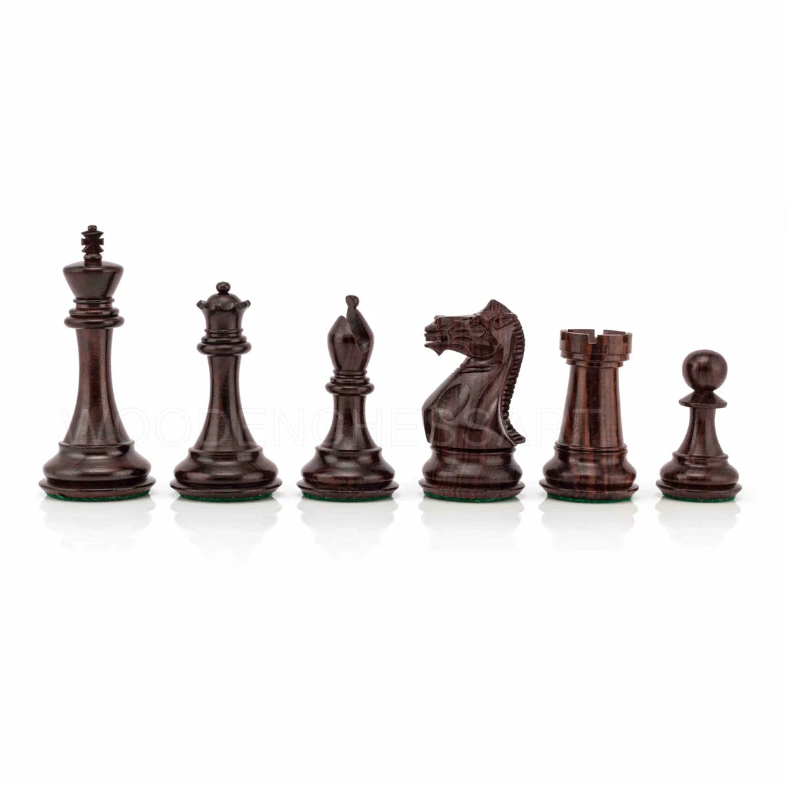 4.1” Pro Staunton Chess Pieces Only - Triple weighted