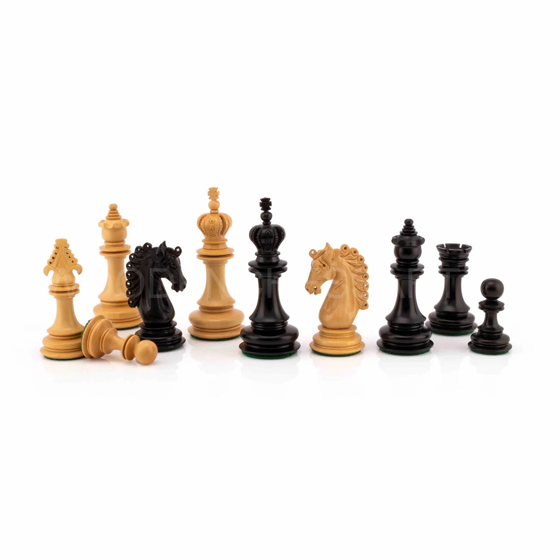 4.5” The Hydra Luxury Artisan Series Chess Pieces Only - Triple Weighted