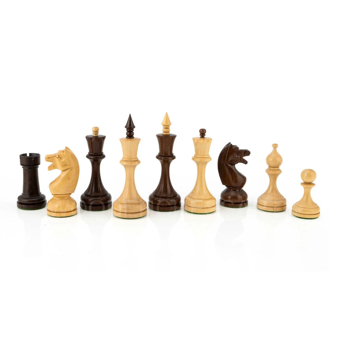 4.5” Circa Soviet Russian Chess Pieces only - Double Weighted