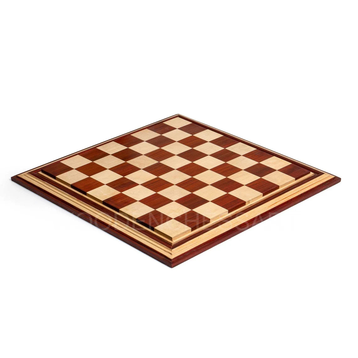 21” Luxury Hand Carved Chessboard Only in Bud Rosewood & Maple Wood