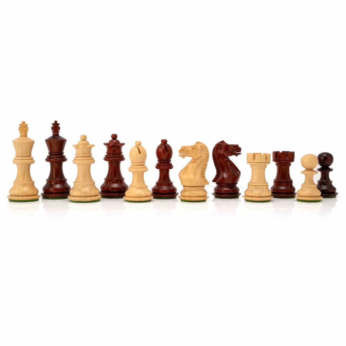3.1" Premium Staunton Series Chess pieces Only - Weighted