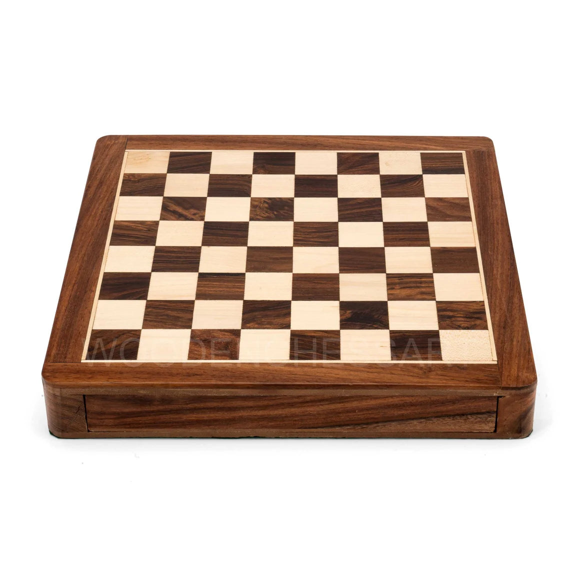 Handcrafted Drawer Chess Set with Inside Storage