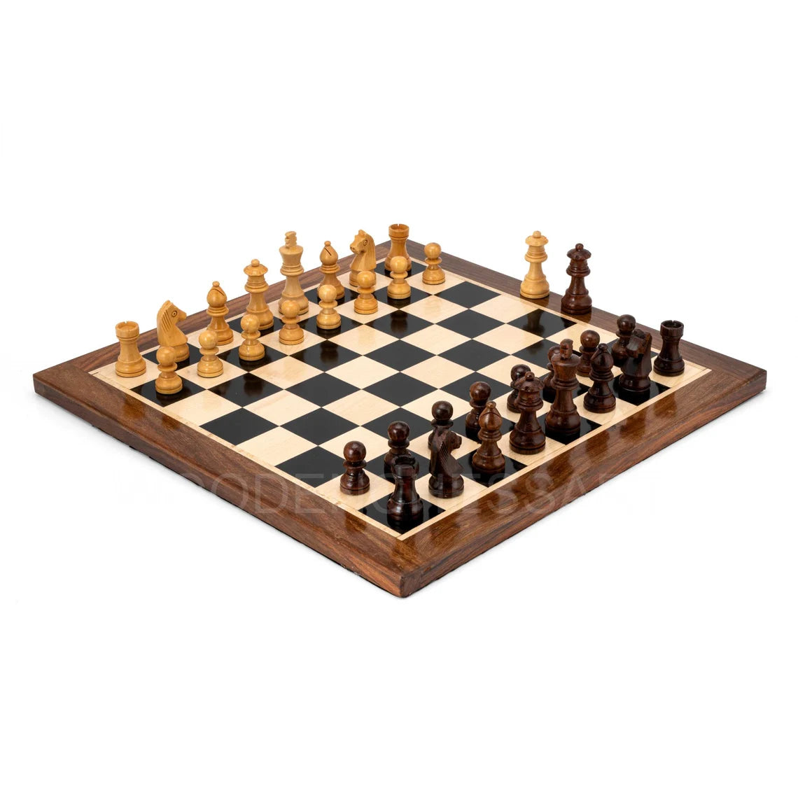 Luxury Magnetic Chess Set with Leather Bag