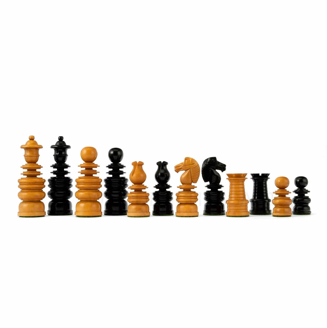 4.3” St George Staunton Chess Pieces Series & 21” Chessboard Chess Set in Ebony