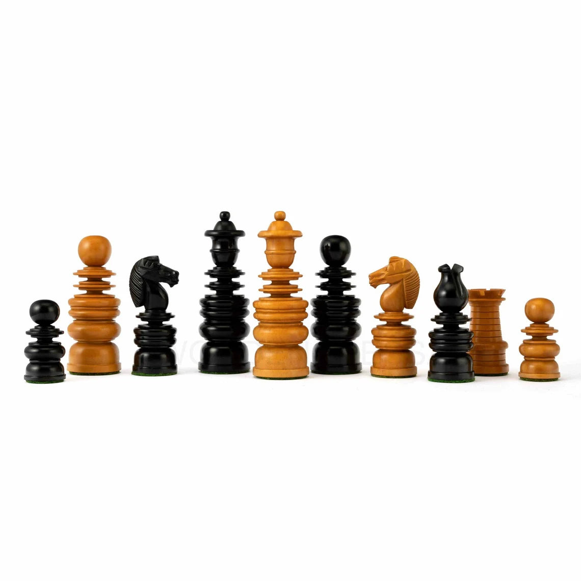 4.3” St George Staunton Chess Pieces Series & 21” Chessboard Chess Set in Ebony