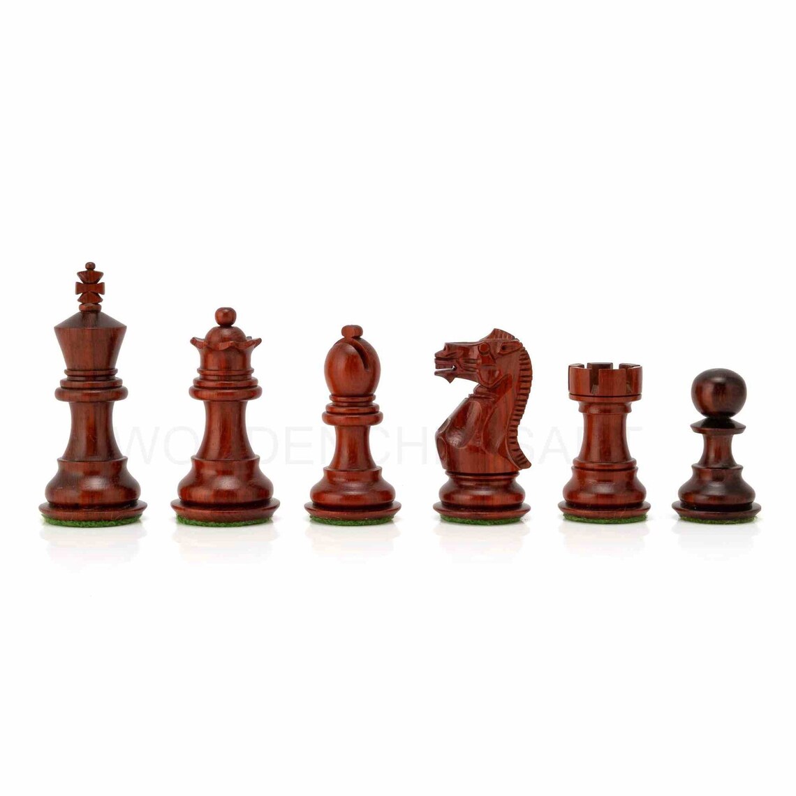 3.1" Premium Staunton Series Chess pieces Only - Weighted