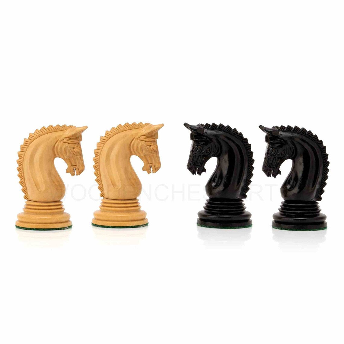 4.5” Premium Mogul Staunton Chess Pieces Only - Triple Weighted