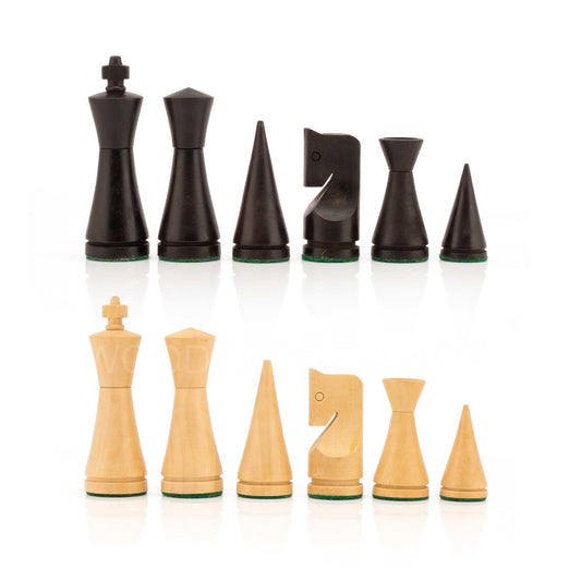 3.5” Russian Poni Minimalist Chess Pieces only - Weighted