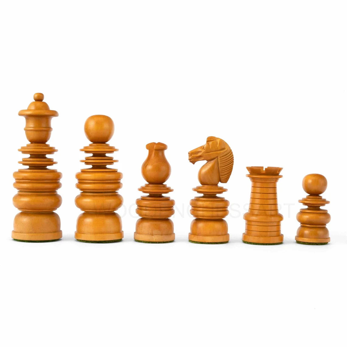 4.2" St. George Staunton Chess Pieces Only- Weighted