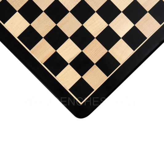 Large Premium Handcrafted Professional Chessboard in Ebony Wood