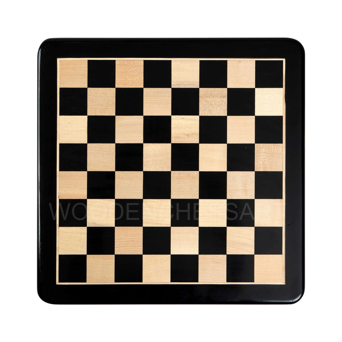 Large Premium Handcrafted Professional Chessboard in Ebony Wood