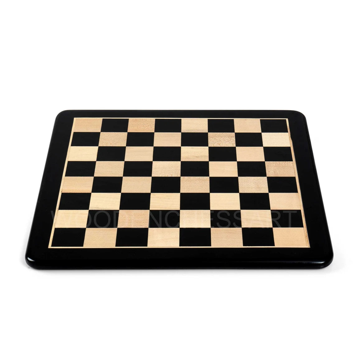 Large Premium Handcrafted Professional Chessboard in Ebony Wood