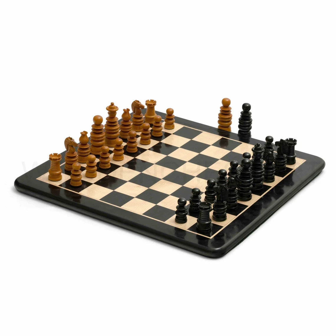 4.3” St George Staunton Chess Pieces Series & 21” Chessboard Chess Set in Ebony