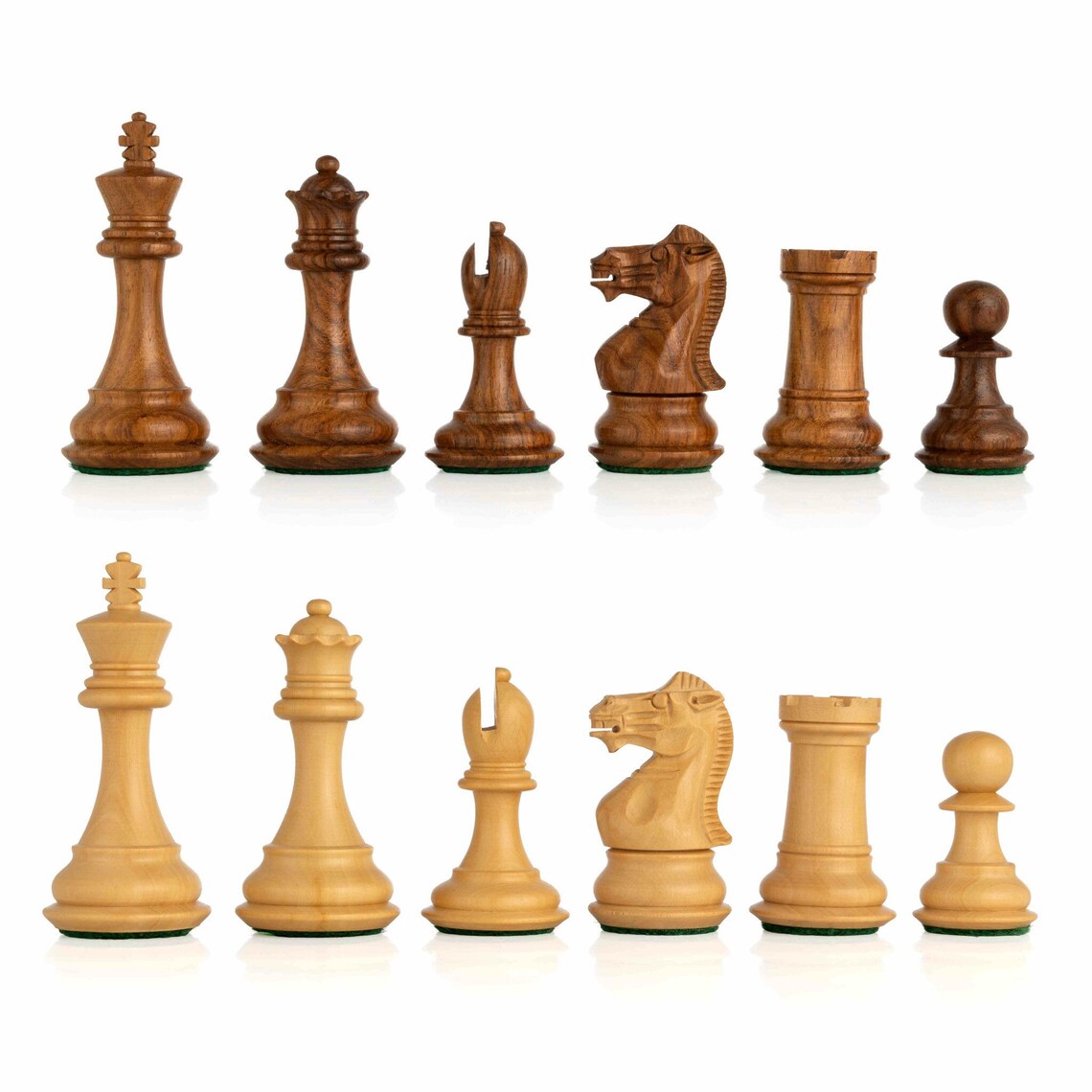 New 3" Staunton Chess Pieces only - Weighted