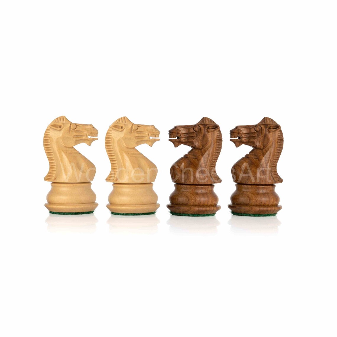 New 3" Staunton Chess Pieces only - Weighted