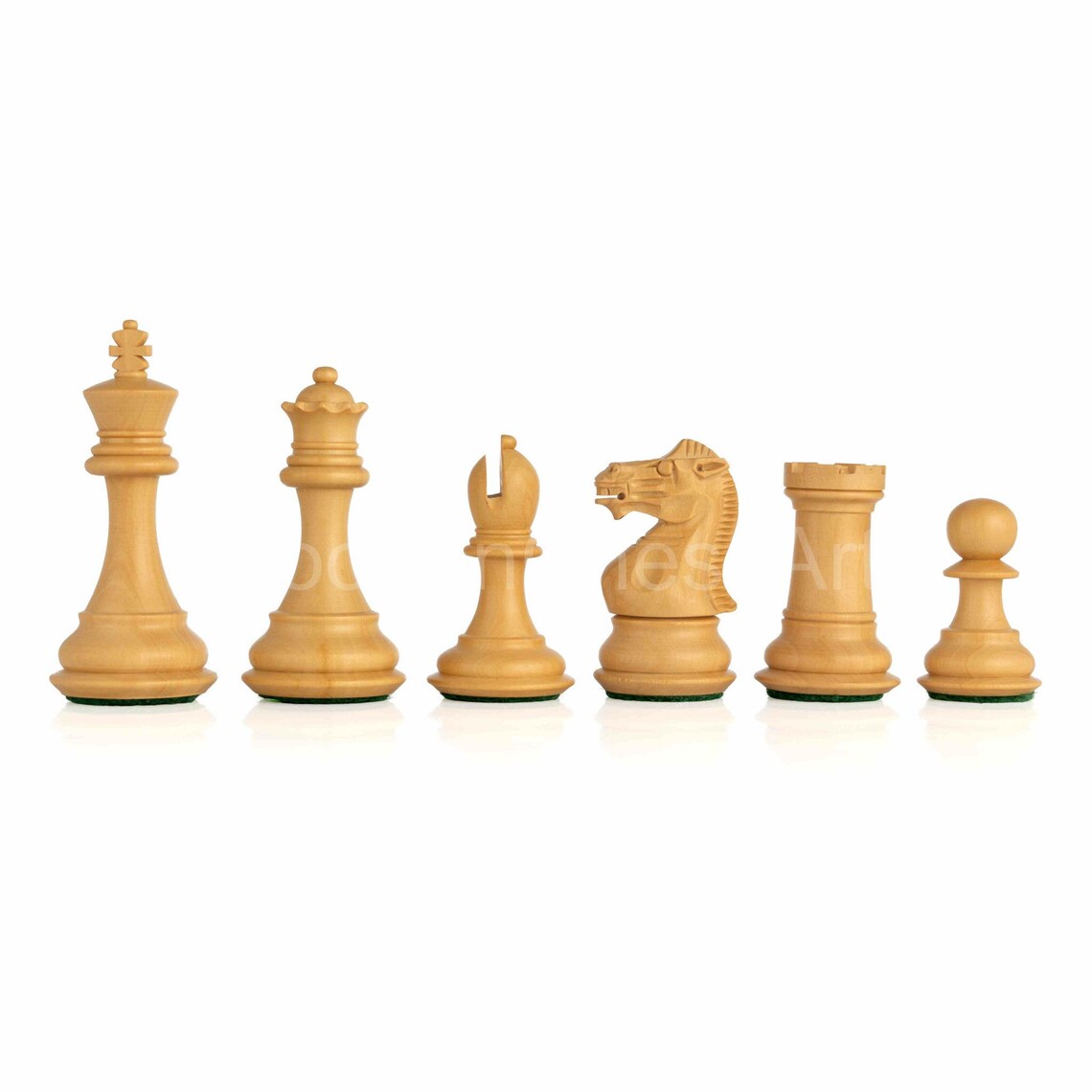 New 3" Staunton Chess Pieces only - Weighted