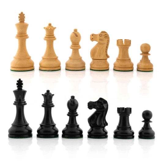3.8” 1972 Reproduced Reykjavik Championship Series Chess Pieces Only - Double Weighted