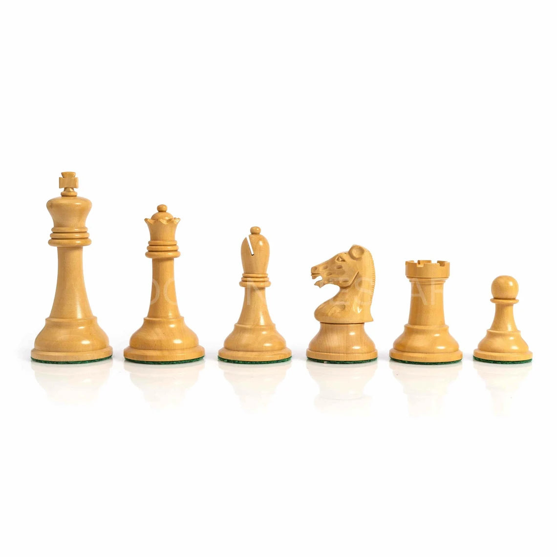 3.75” The Druke Staunton Chess Pieces only in Ebonized wood- Weighted