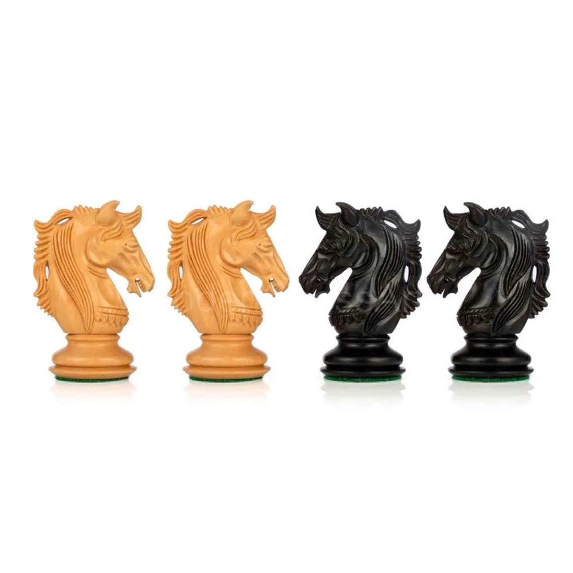 4.6" Prestige Premium Staunton Series Chess Pieces in Ebony & Boxwood – Triple Weighted
