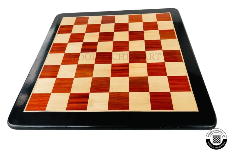 21” Premium Handcrafted Professional Chessboard only in Bud Rosewood