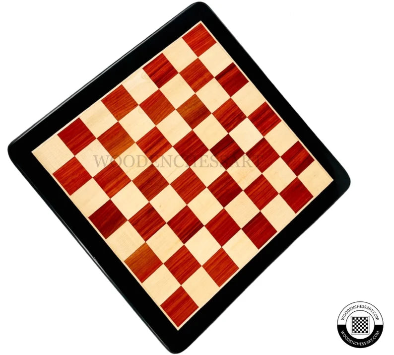 21” Premium Handcrafted Professional Chessboard only in Bud Rosewood