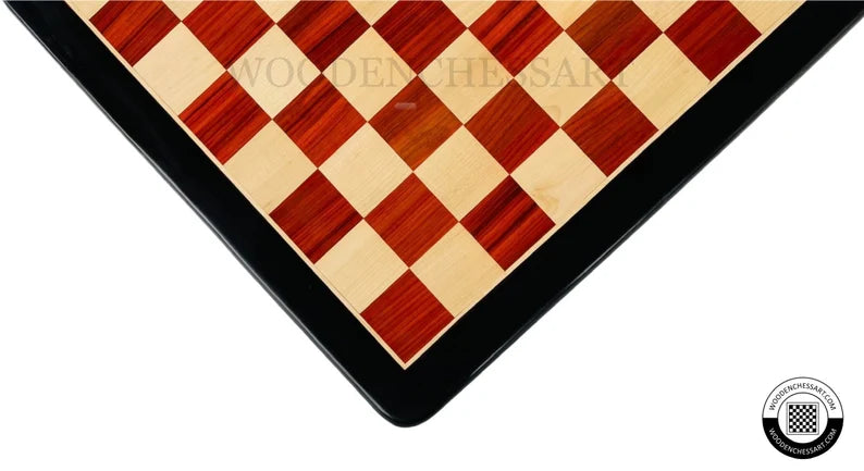 21” Premium Handcrafted Professional Chessboard only in Bud Rosewood