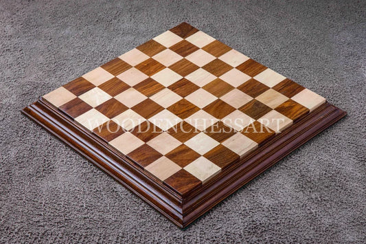 21” Premium Chessboard Only in Golden Rosewood