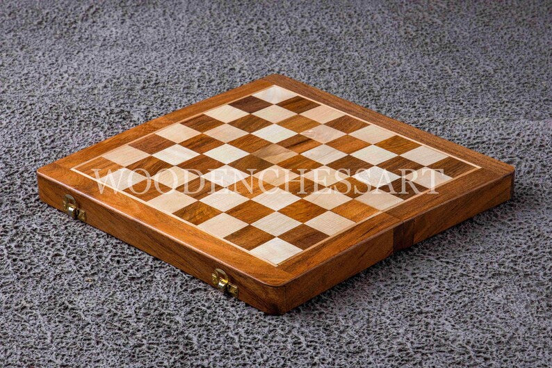 Luxury Magnetic Folding Wooden Chess Set