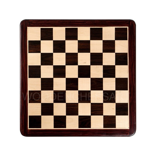 Luxury Hand Carved Chessboard Only in Rosewood & Maple Wood