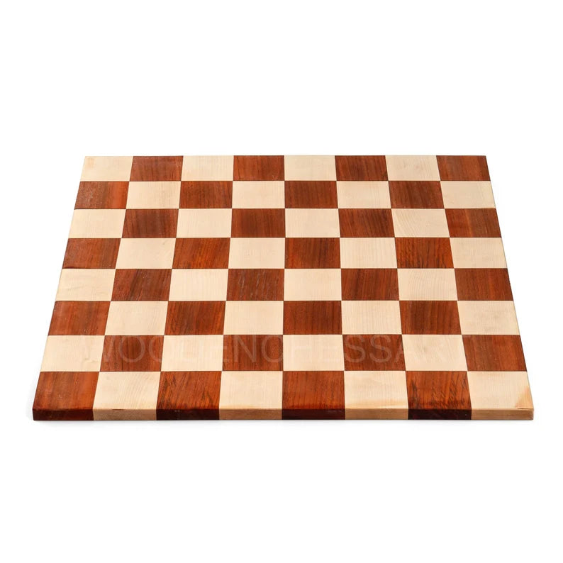 Minimalist Borderless Chessboard only in Bud Rosewood & Maple - 5.58 lbs
