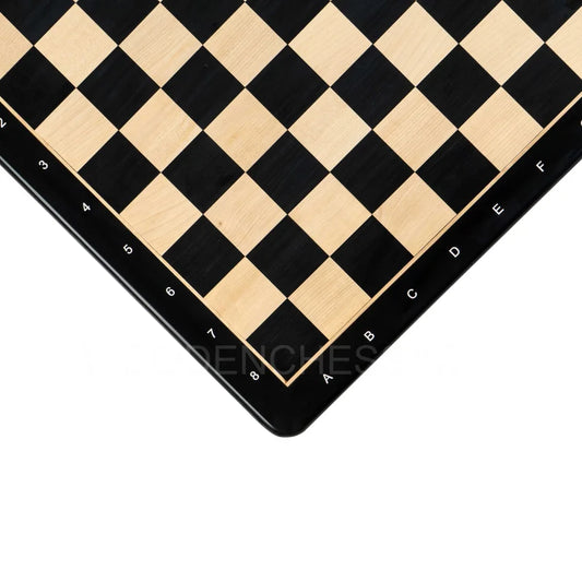 Premium Chessboard only in Ebony & Maple Wood (without Notation)
