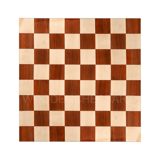 Minimalist Borderless Chessboard only in Bud Rosewood & Maple - 5.58 lbs