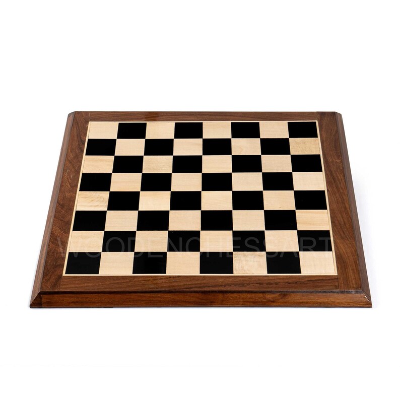 21" Luxury Chessboard only in Ebony and Golden Rosewood