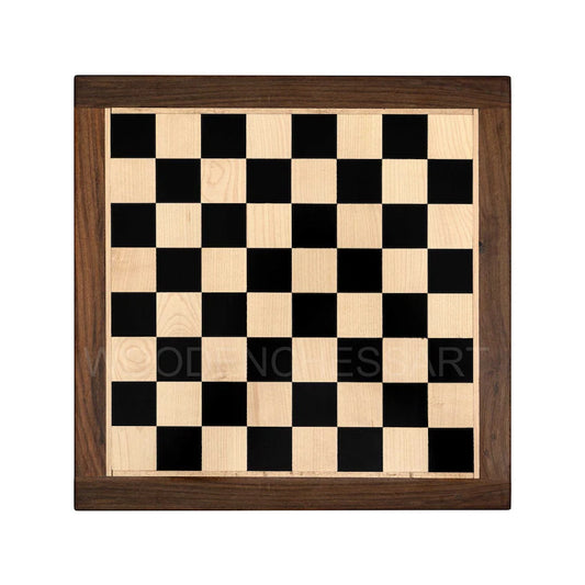 Luxury Professional Chessboard only in Ebony, Maple and Golden Rosewood